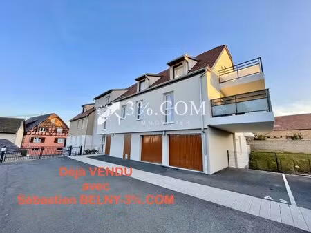 en vente appartement 68 m² – 247 200 € |quatzenheim