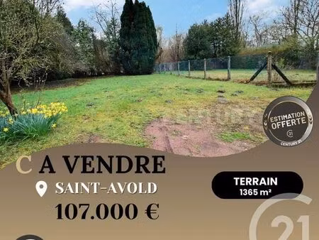 terrain à vendre - 1365 m2 - st avold - 57 - lorraine