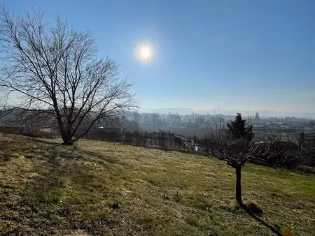 vente terrain 1005 m² à tignieu-jameyzieu (38230)  185 000 €