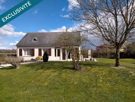 vente maison 6 pièces 129 m² à souzay-champigny (49400)  205 000 €