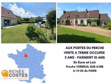 vente à terme occupée sur 120 mois - verneuil sur avre (27130)