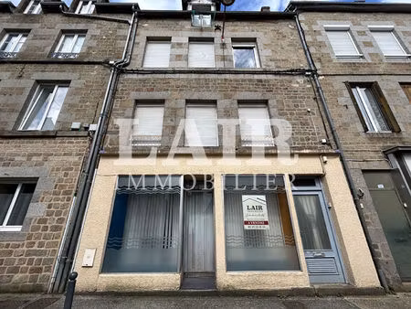 immeuble commercial + habitation la ferté macé 187 m2 - réf o14460