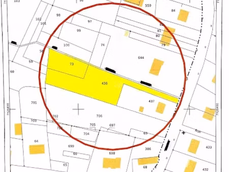 vente terrain 2214 m² à pouille (41110)  29 000 €