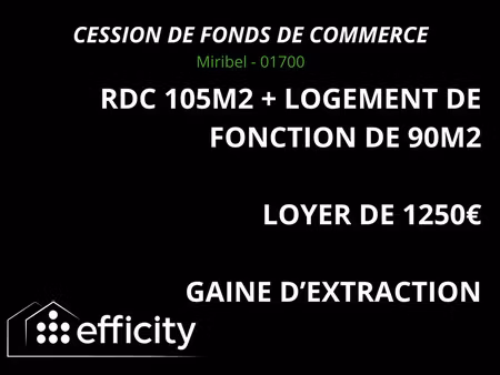 fonds de commerce - 195 m²