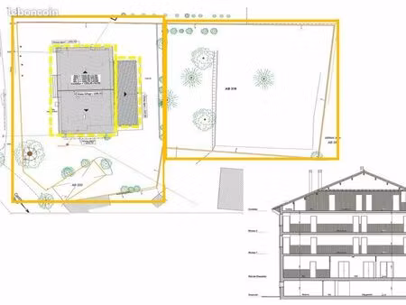 local hôtel 1 100 m²