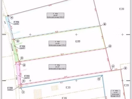 terrains bornés proche saint-junien