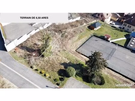 terrain 650 m² husseren les chateaux