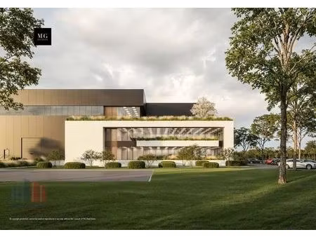 logistieke magazijn met uitstekende zichtbaarheid vanaf d...