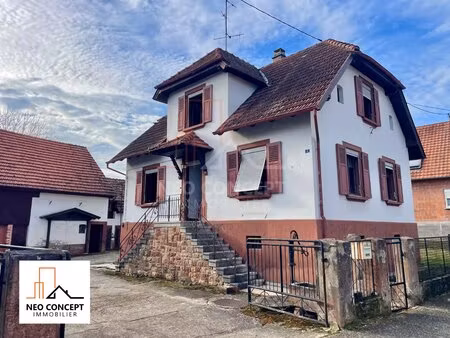 maison de type 5/6 pièces de 121 70 m² carrez à lobsann.