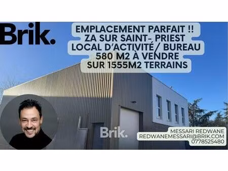 vente divers 1555 m² saint-priest (69800)