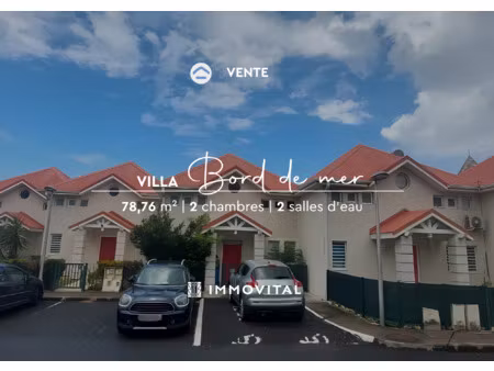 villa t4 jumelee a vendre  vue mer a damencourt  le moule