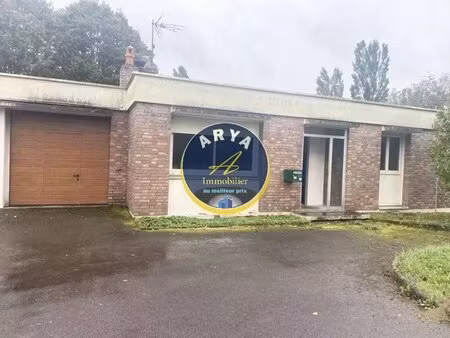 pavillon plain-pied 96 m2 à rafraîchir  4 chambres  garage  beau terrain de 633 m2