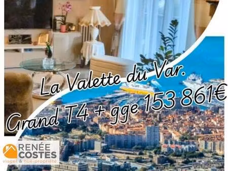 viager occupé - f84-h80 ans - la valette du var (83160)