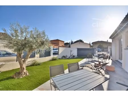 achat - argeles - villa recente - 3 faces - plain pied - 4 pieces - garage - 66700 - pyren