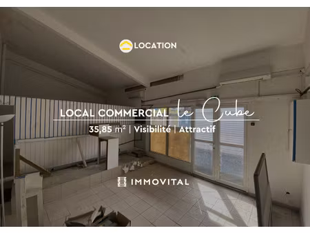 local commercial de 35 85 m2 en galerie commerciale