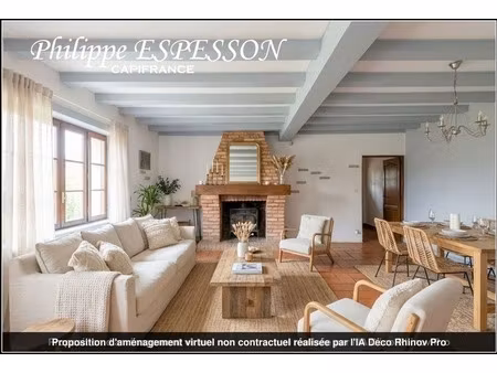 maison de charme en pierre 174 m2 avec parc de 4697 m2 proche virazeil