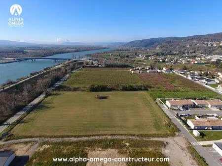 magnifique parcelle charmes sur rhone (07)