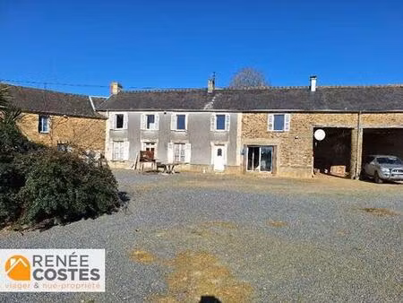 vente en nue propriété - h71 ans - st paul du vernay (14490)