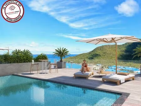 luxueux appartement duplex t4 de 188 m² avec rooftop et piscine privée  secteur anse marce