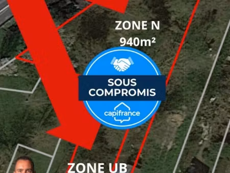 terrain à vendre maing 1500m2 70 000€