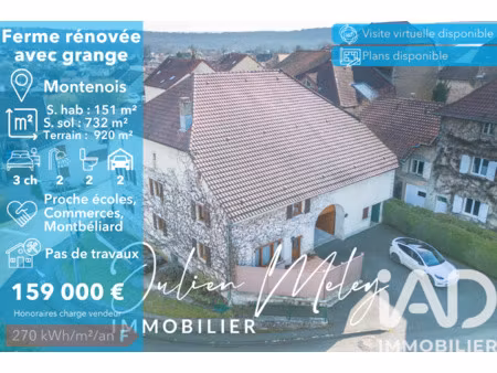 vente ferme 10 pièces