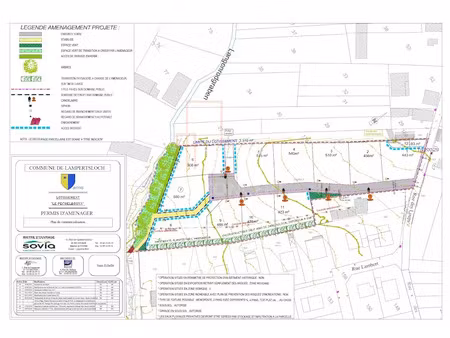 vente terrain à batir 508 m² à lampertsloch (67250)  60 960 €