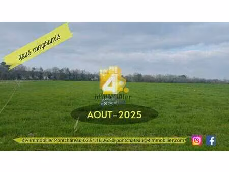 vente terrain à missillac (44780) : à vendre / 973m² missillac