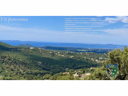 superbe parcelle de terrain au panorama exceptionnel -