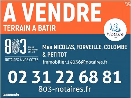 terrain 1000 m² subles