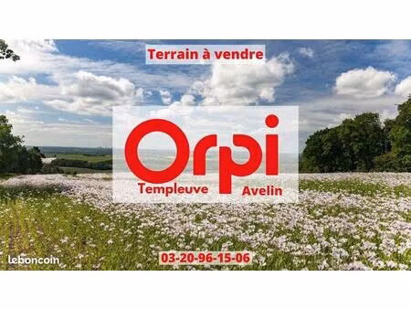 terrain 500 m² templeuve en pevele