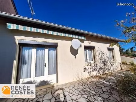 maison en viager 3 pièces 60 m²