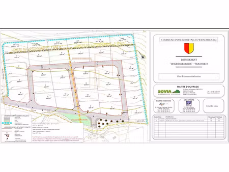 vente terrain à batir 484 m² à oberhoffen-lès-wissembourg (67160)  60 500 €