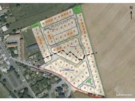 terrain 212 m² moreuil