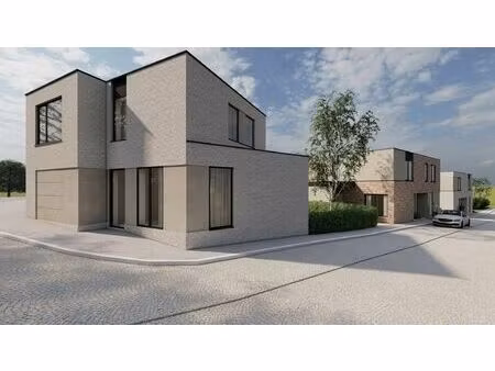 hoekwoning met vier slaapkamers  garage en tuin te oordegem