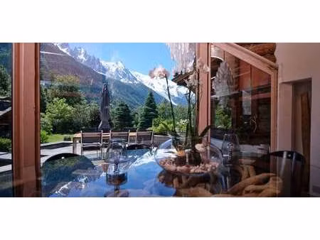 chalet avec vue panoramique et terrasse la tour-argentière-les praz - chamonix-mont-blanc 