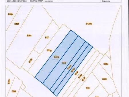 terres situées au lieu-dit grand camp