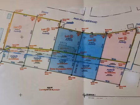 vente terrain 845 m² à blavozy (43700)  73 485 €