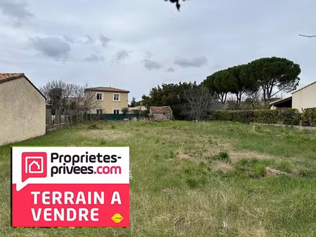 vente terrain 337 m² à clapiers (34830)  251 500 €