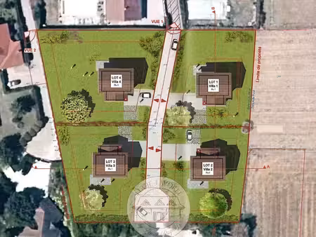 achat terrain 962m² veigy foncenex 74140