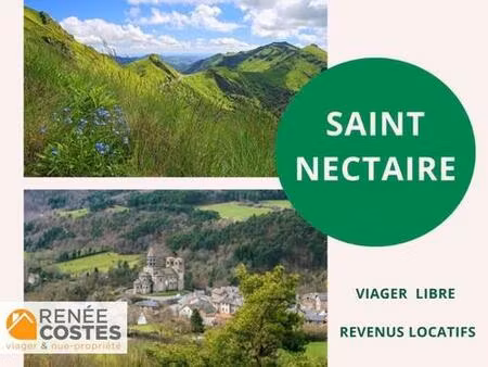 viager libre - h70 ans - murol (63790)