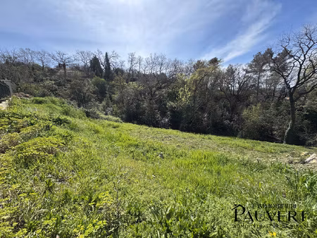 rare- a vendre terrain 1209 m2 à opio à 409 000 eur entièremen