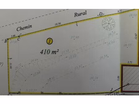 terrain mézy-sur-seine m² t- à vendre  139 000 €
