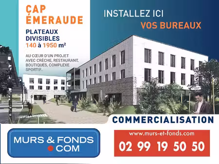 vente bureau 250 m² pleurtuit (35730)