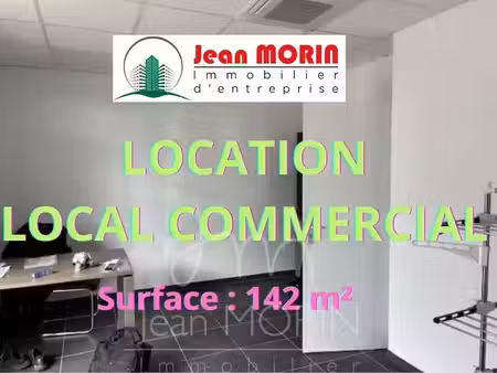 location commerce 142 m² à bourg-lès-valence (26500)