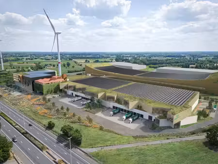 nouveau site logistique à louer à geel