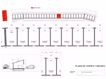 vente parking 15 m²