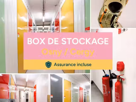 box à louer - garde meuble / osny - cergy / 4 m²