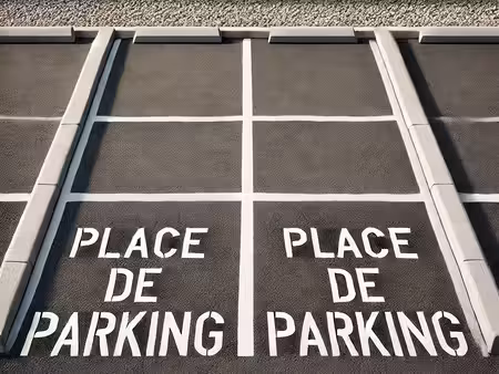 à louer - place de parking double près du centre-ville de montesson