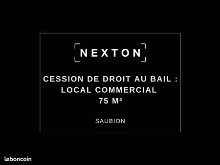 local commercial 75 m² saubion