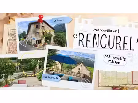 vente maison 8 pièces 110 m² à rencurel (38680)  215 000 €